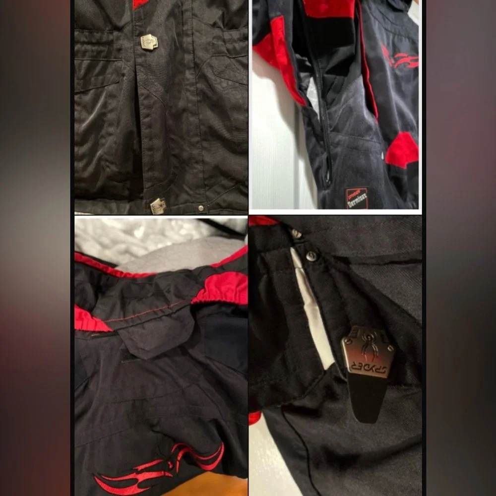 Vintage Spider Dermizax
Jacket Men's size S Black and Red with zip hood - Picture 14 of 17